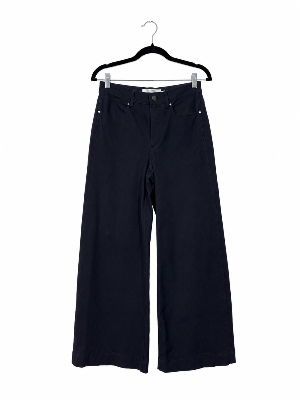 MM LaFleur Wide Leg Denim Pants jeans 0 Minimalist Classic Tailored Quiet Luxury